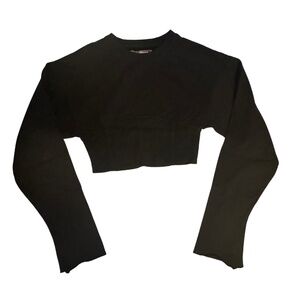 URBAN OUTFITTERS CROPPED CORSET SWEATSHIRT